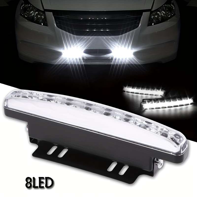 2pcs LED Daylight Lights Car and Motorcycle LED Daylight Decorative Lights High Pow