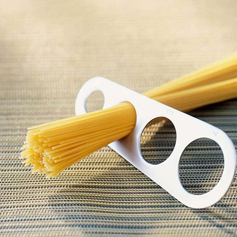 1pc Stainless Steel Pasta Measuring Spoon Durable Kitchen Tool for Portion Control Ideal for