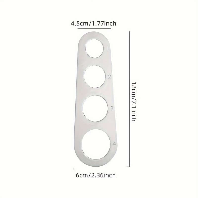 1pc Stainless Steel Pasta Measuring Spoon Durable Kitchen Tool for Portion Control Ideal for