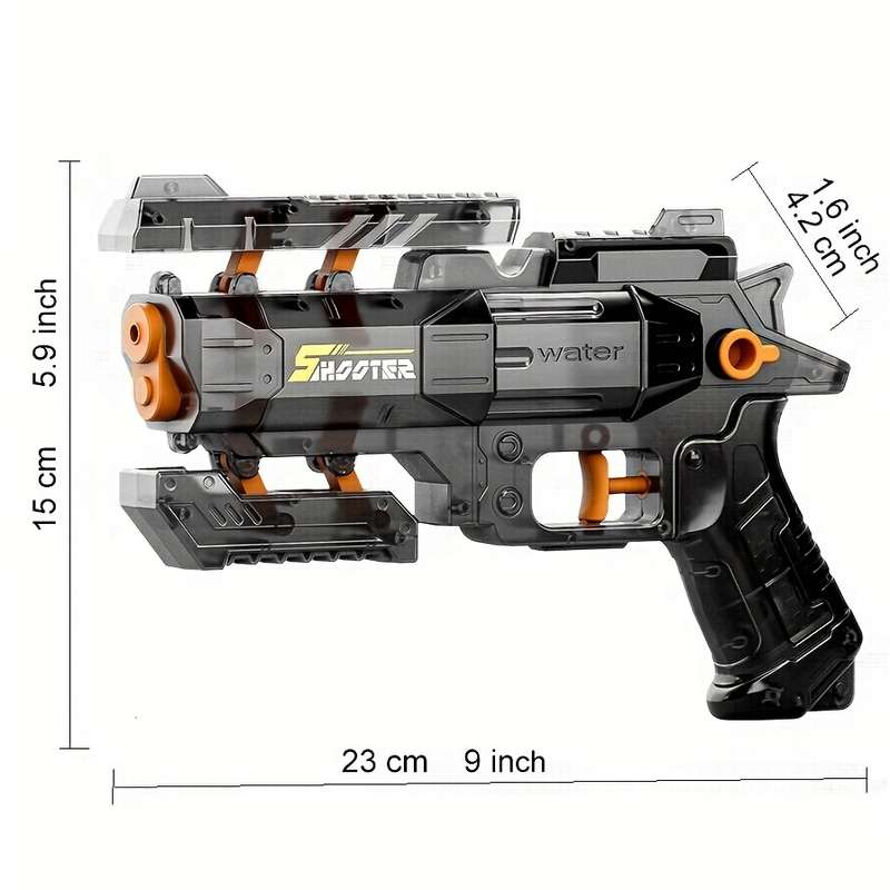 Toy Guns Color Transparent Black