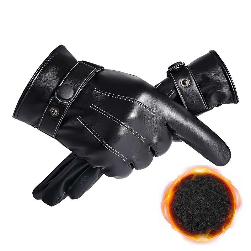 Winter Gloves Color Black