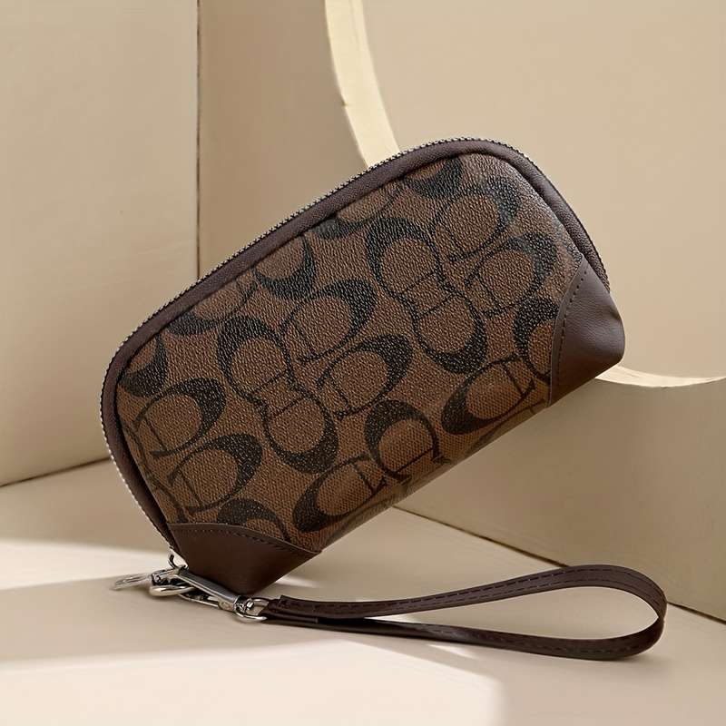 1pc 2025 New Fashion Women'S High-End Long Wallet Minimalist Design Black Apricot Coffee Light Br
