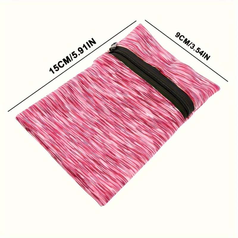 1pc Wrist Wallet With Zipper Breathing Arm Phone Bag Mini Coin Purse For Outdoor Sports And Trave