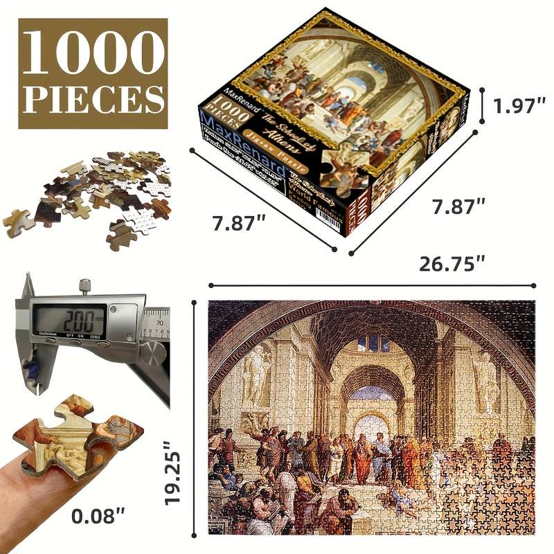 1000 Piece Paper Jigsaw Puzzle For Adults