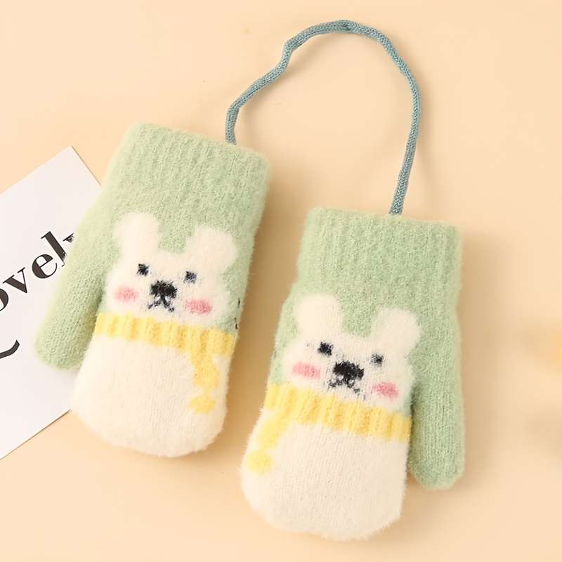 Winter Gloves Color A To Brown Size 1 To 3 Years Old