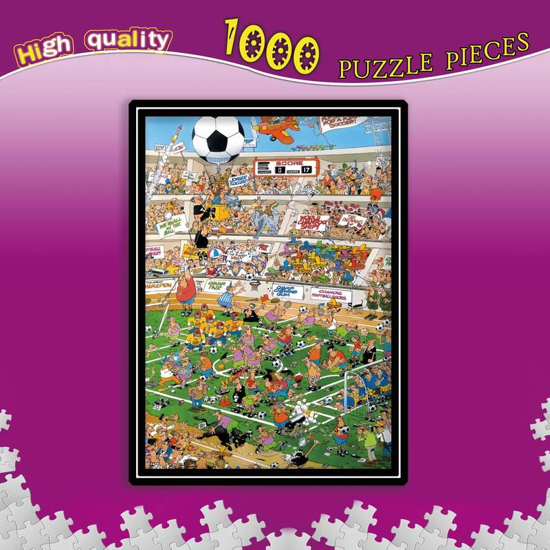 1000pcs Football Jigsaw Puzzle for Adults Size 50Cmx70Cm 19.7Inx27.5In