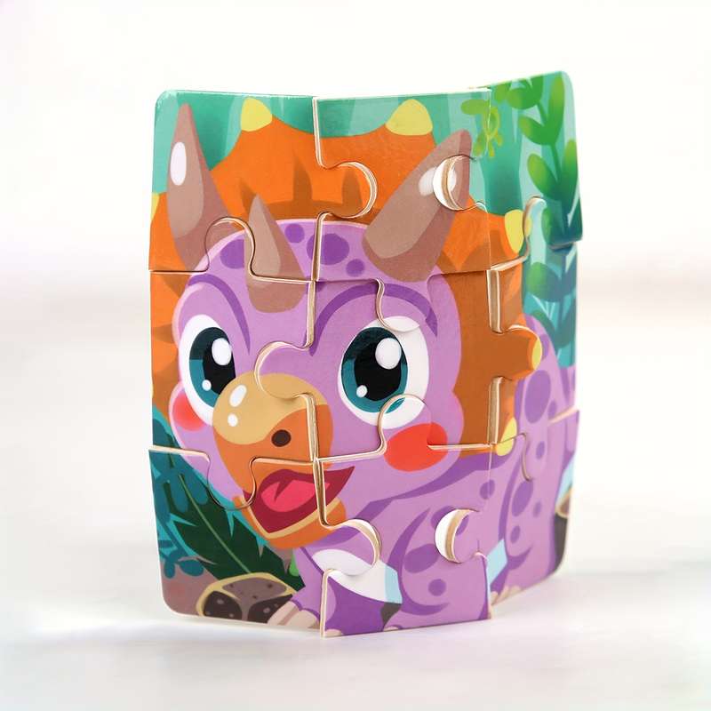 1pc Wooden Puzzles for Kids Detailed Illustrations Educational STEM Learning Toys fo