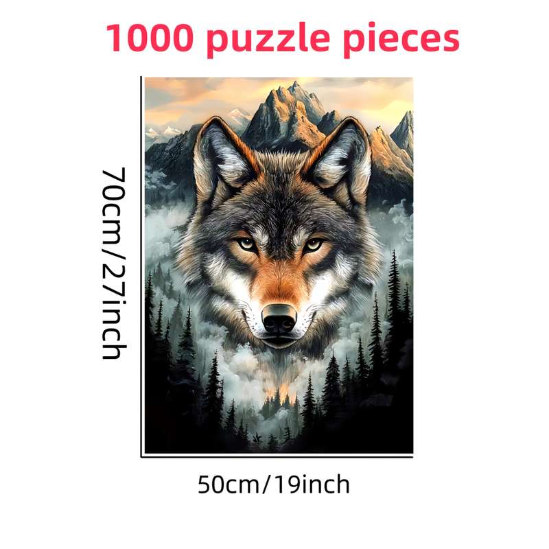1000pcs DIY Puzzle Thick and Durable Adult Puzzle Designed for Birthdays Halloween