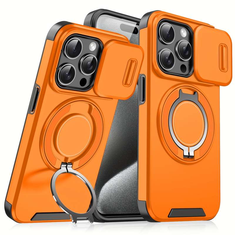 1Pc Orange For iPhone 14 Pro Max Phone Case Phone Cover