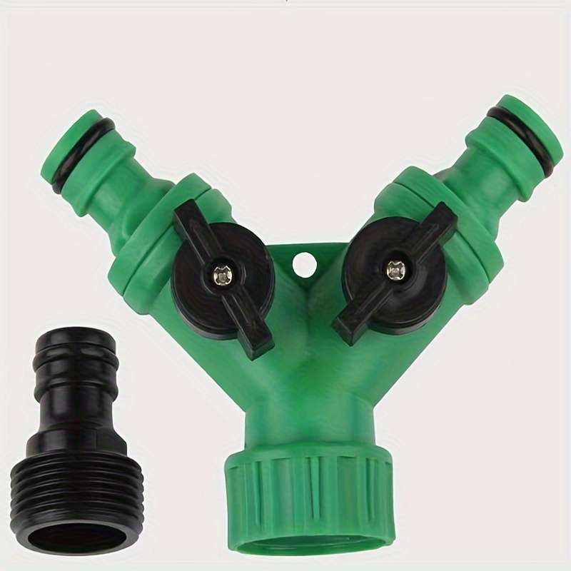 4Pcs Set Y Type Hose Splitter With Quick Connect