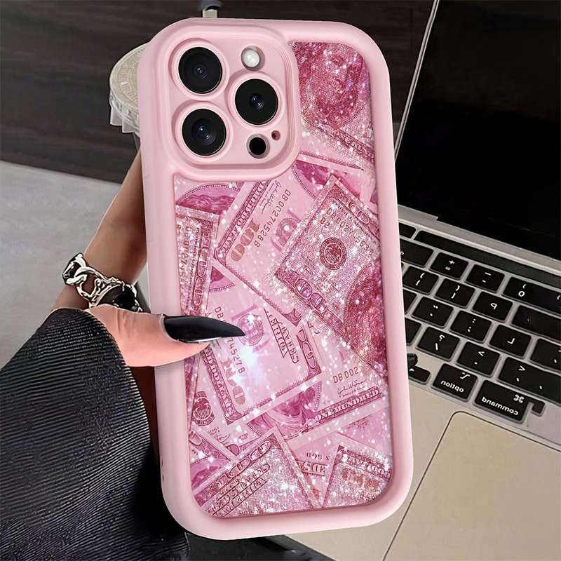 1Pc Pink Red For iPhone Xr Phone Case Phone Cover