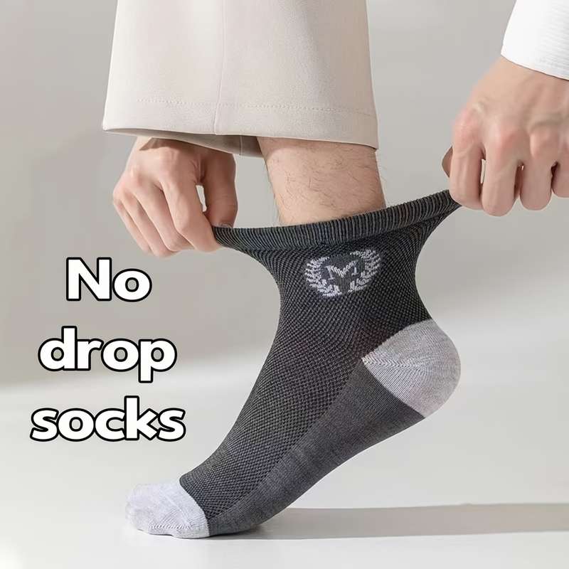 5 PairsColor Mixed Pack One Size High Elastic Socks