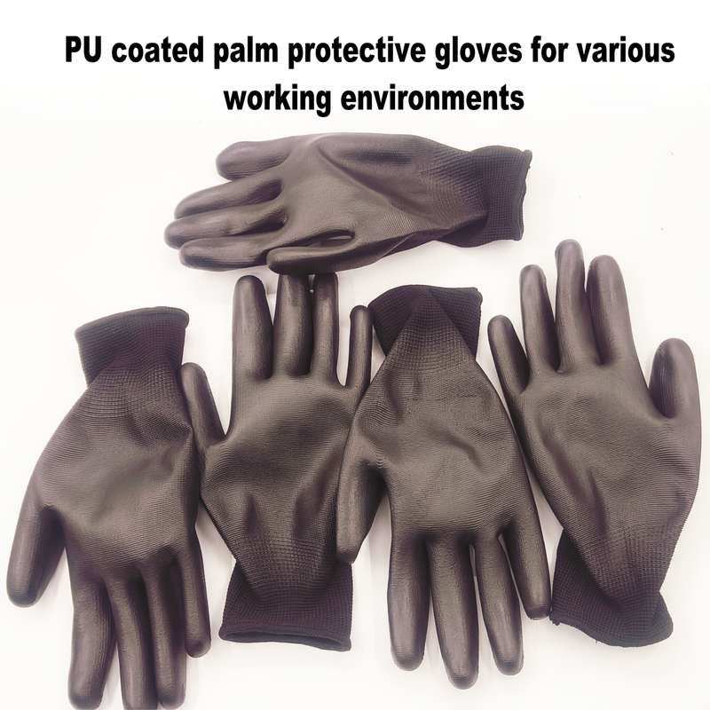 Work Gloves Size L Items Thickened Gray Gloves