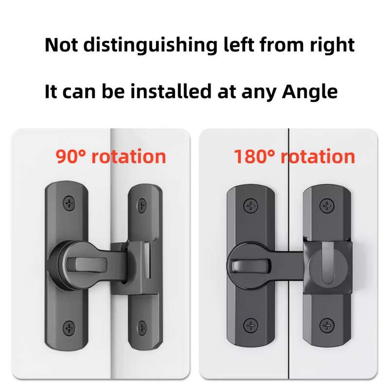 Lock Color Black With Screws