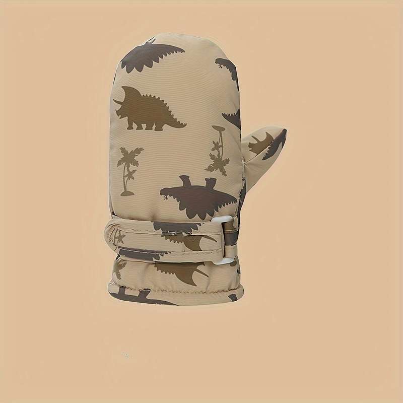 Winter Gloves Color Gray Size 6 To 24Months