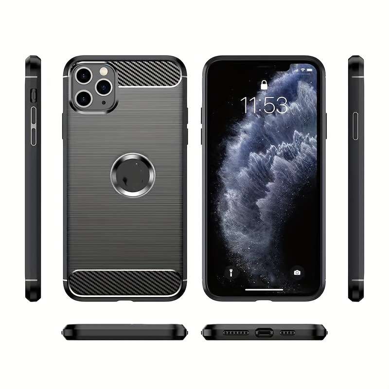 1Pc Black For iPhone 11 Pro Max Phone Case Phone Cover