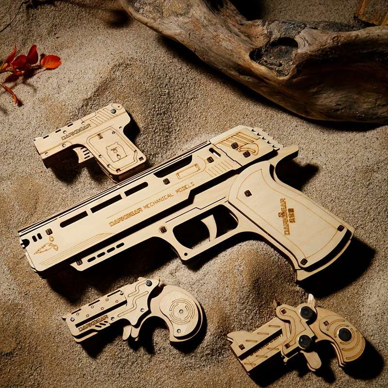Toy Guns Model Desert Bird Five Shot Gun  Gift Box