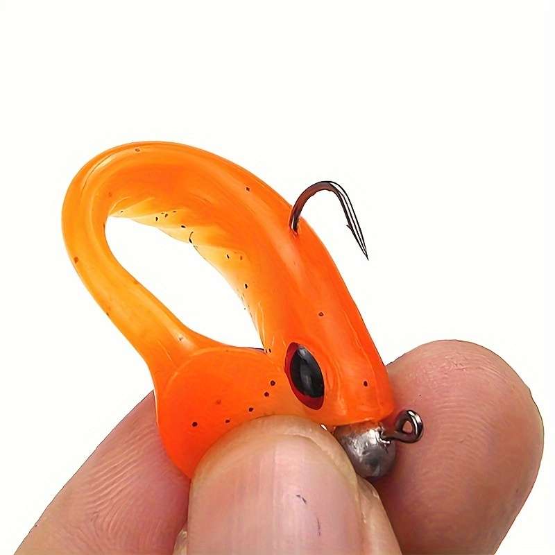 5pcs 3.5g Premium Silicone Soft Fishing Lures with Hooks Realistic Swimbait for Freshwater Saltwater