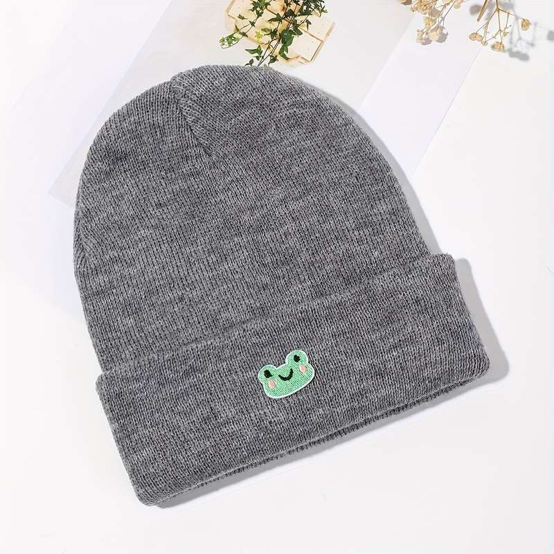 Winter Hat Color Gray Frog