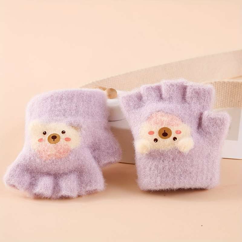 Winter Gloves Color Green