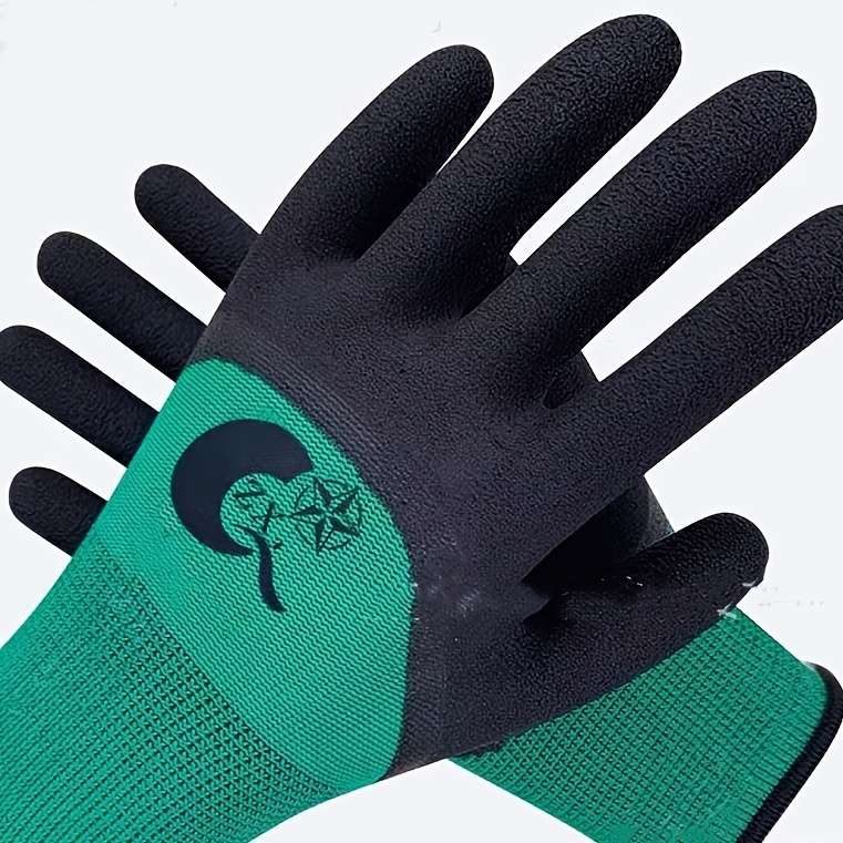 1 Pair Green Multi Purpose Work Gloves