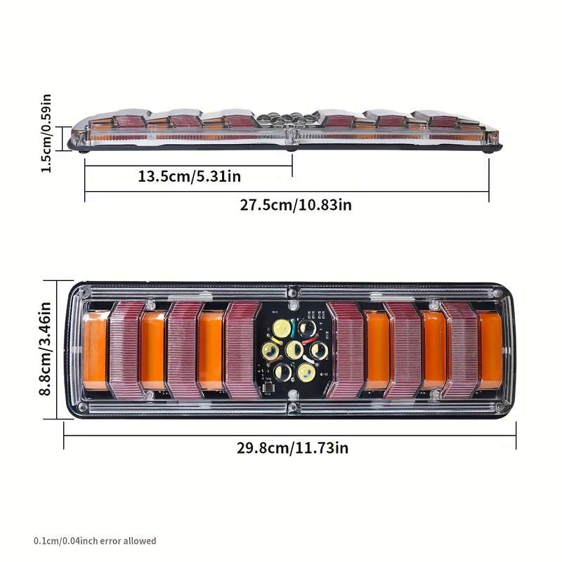 2pcs Multi Purpose LED Car Bulb High Bright Truck Tail Lights Truck Trailer RV Rear B