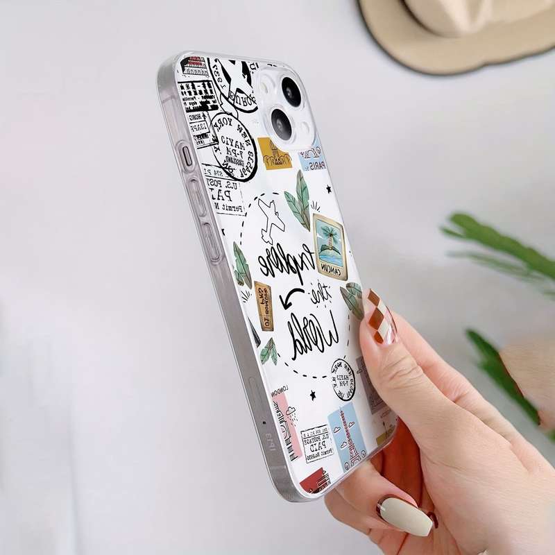 1Pc Transparent For iPhone 7 Plus 8 Plus Phone Case Phone Cover