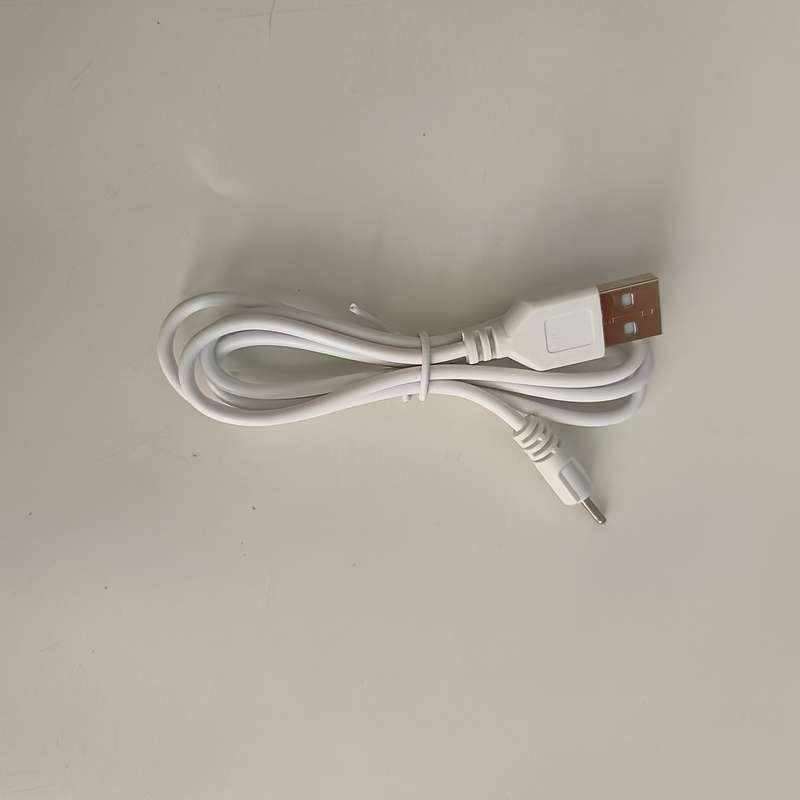 1pc DC Power Plug USB A To DC 2.0 Mm X 0.6 Mm 5 Volt DC 2.0x0.6mm Barrel Jack Charging Power Ca