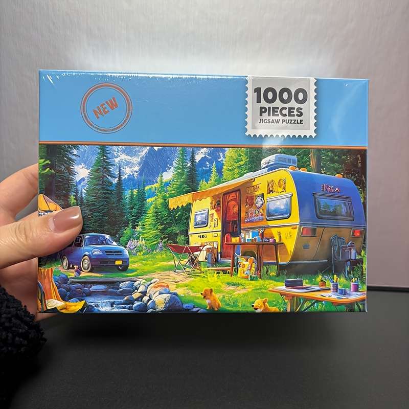 1000 Pieces 38x26cm Mini Holiday Scene Jigsaw Puzzle