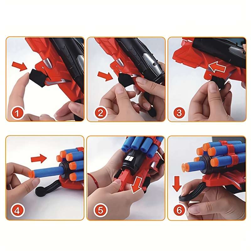 Toy Weapons Color Red Blue