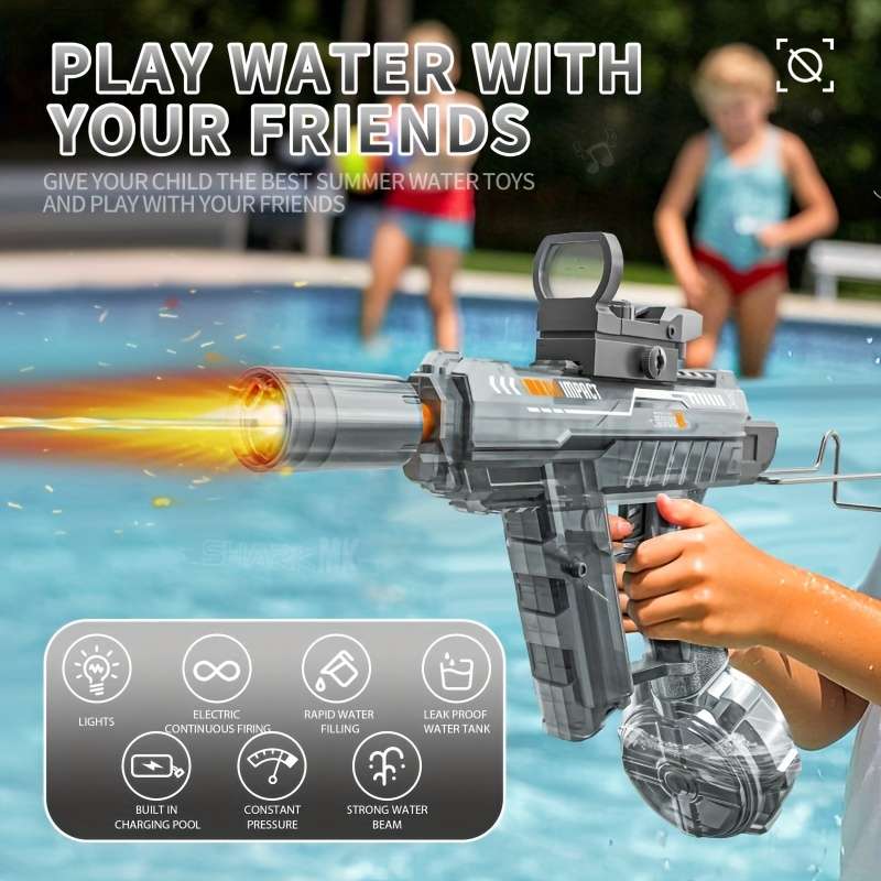 Toy Guns Items Blue Electric Water Gun