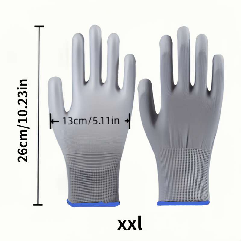 Work Gloves Color Thickened Lock Edge Size Xl