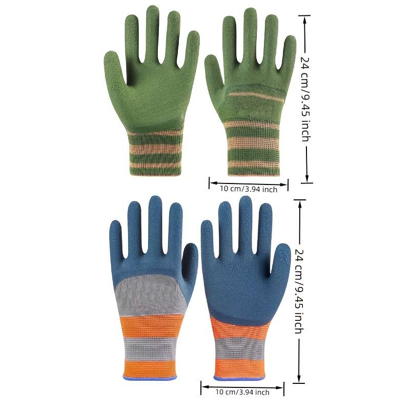 Work Gloves Color Green