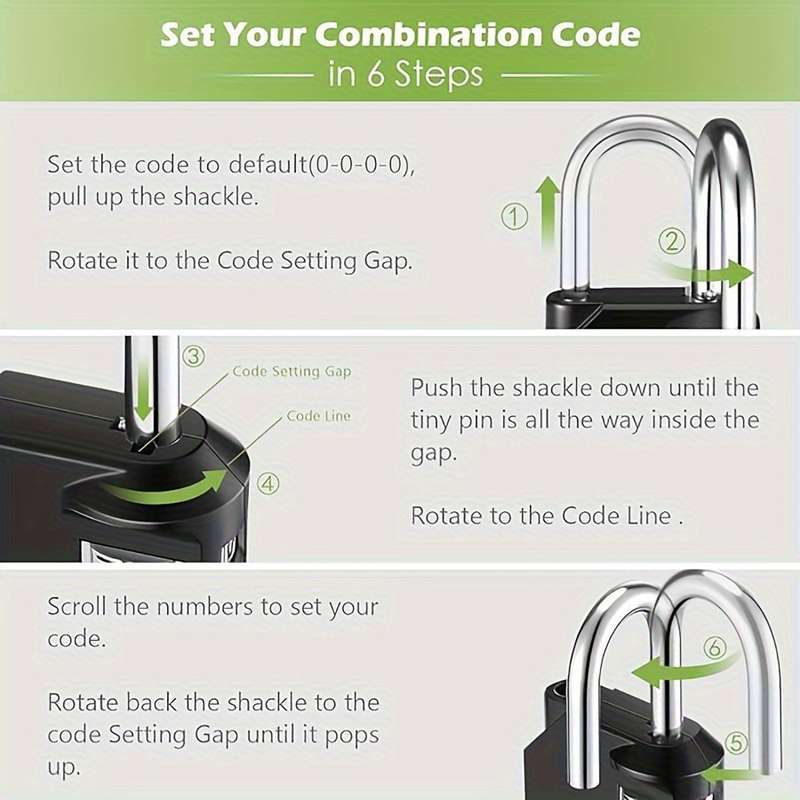 Lock Quantity 2 Pack  Random Color