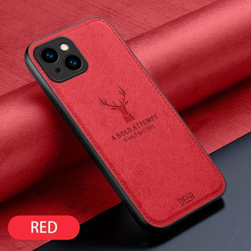 1Pc Red For iPhone 13 Phone Case Phone Cover