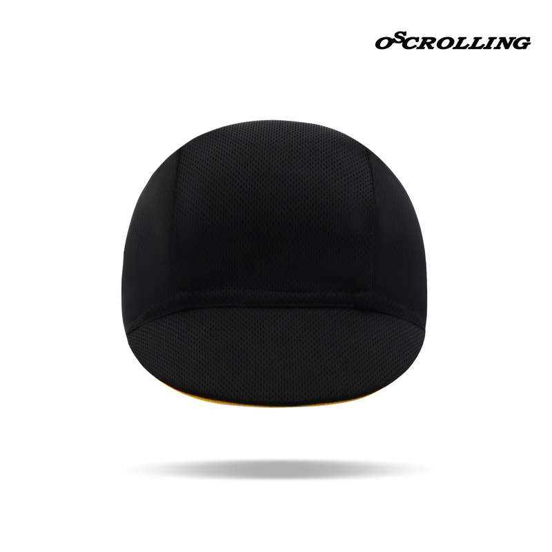 1pc Breathable Cycling Cap with Funny Facial Expression Black White Polyester Hand Washable