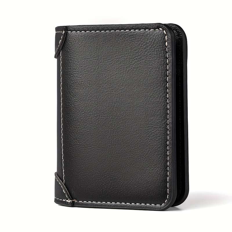 1pc DEABOLAR Slim Retro WalletLightweight Credit Card Holder with Multiple Compartments ID  Driver