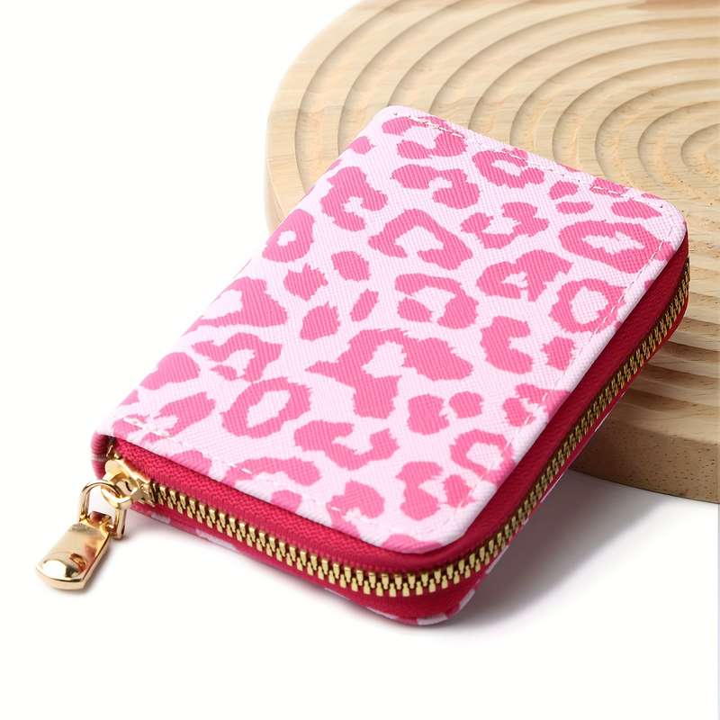 1pc Everyday Elegance Stylish Leopard Print Wallet for WomenCompact Lightweight and Secure Z