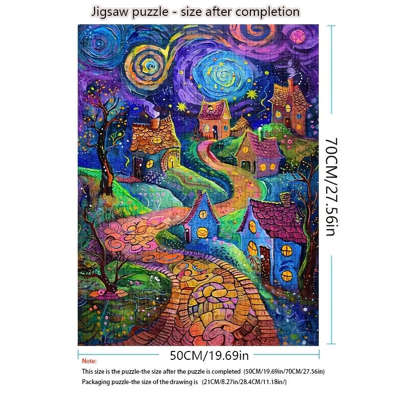 1000pcs creative adult puzzle thick and durable seamless DIY puzzle interesting hig