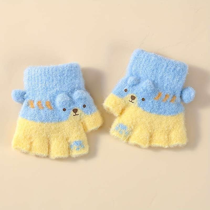 Winter Gloves Color Blue