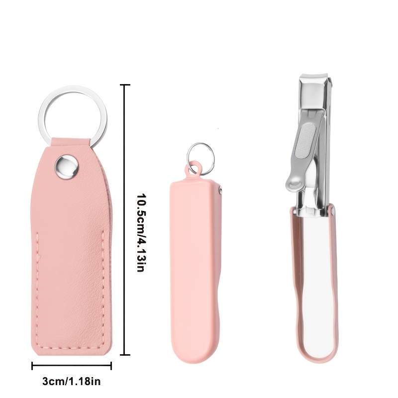 1pc Ultra-thin Portable Folding Nail Clipper Nail File Cutter Collapsible Fingernail Trimmer Cl