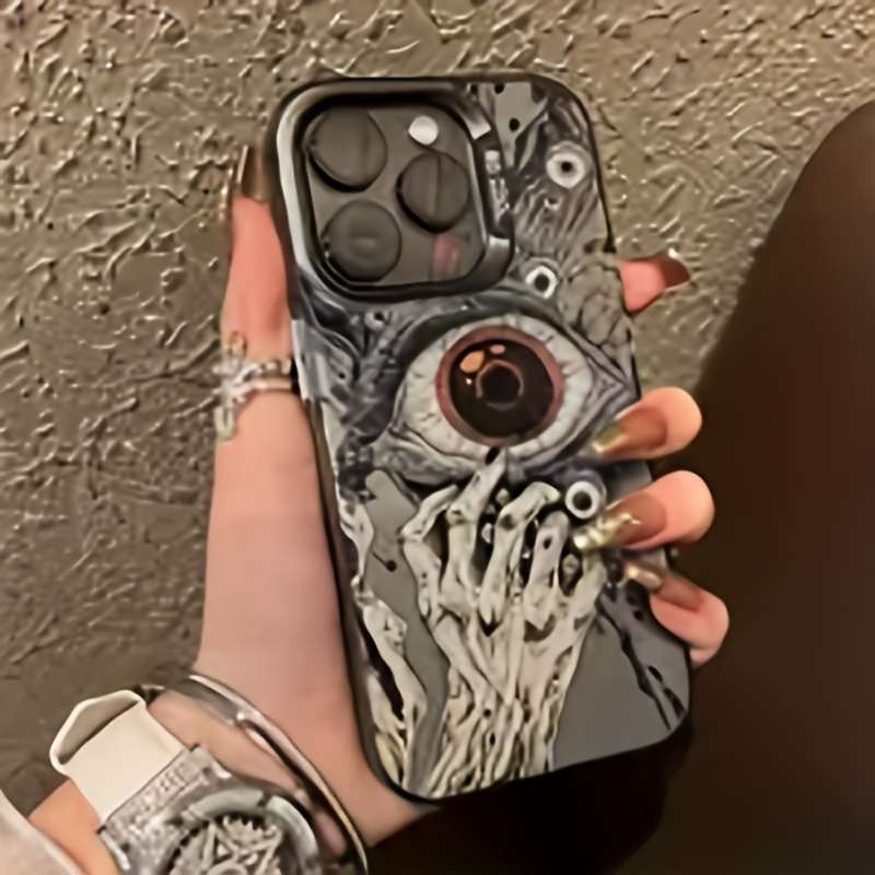 1Pc Black For iPhone 12 Phone Case Phone Cover