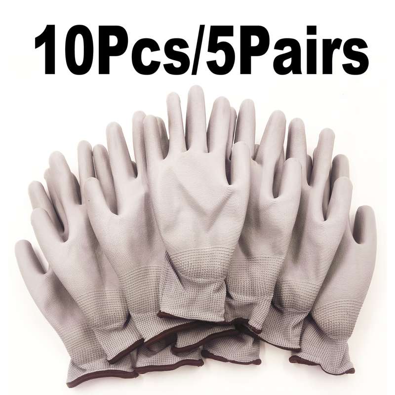 Work Gloves Size L Items Thickened Gray Gloves
