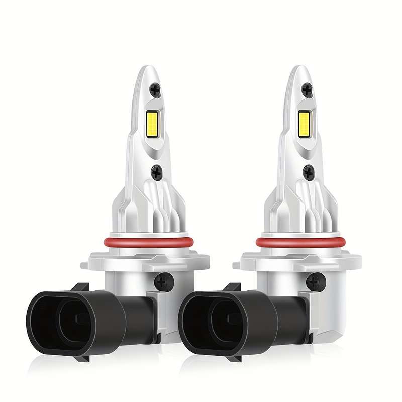2pcs 9005 LED Car Headlights Super Bright 30000LM 6000K White Light Easy Install