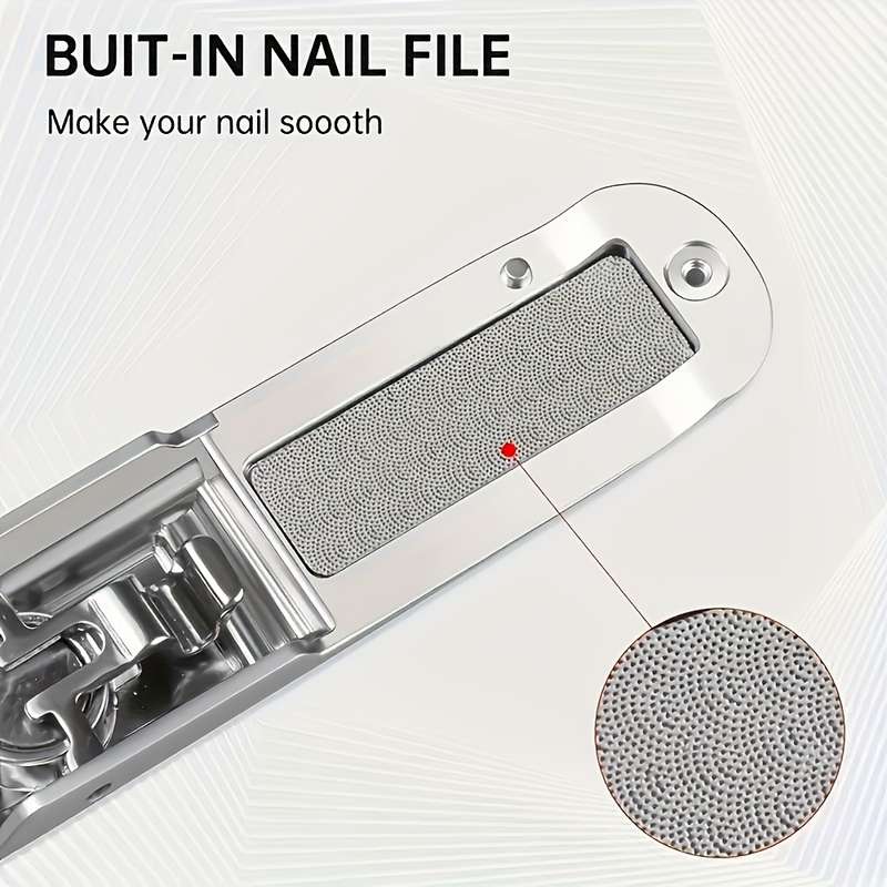 1pc Stainless Steel Nail Clipper Set with Concave Blade Edges Portable Large Size Car-Shape