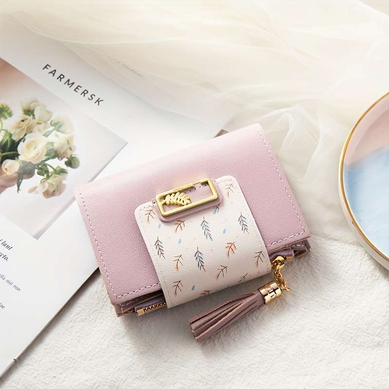 1pc A Stylish And Cute Minimalist Wallet for Women Perfect for a Japanese Girl Aesthetic Compact