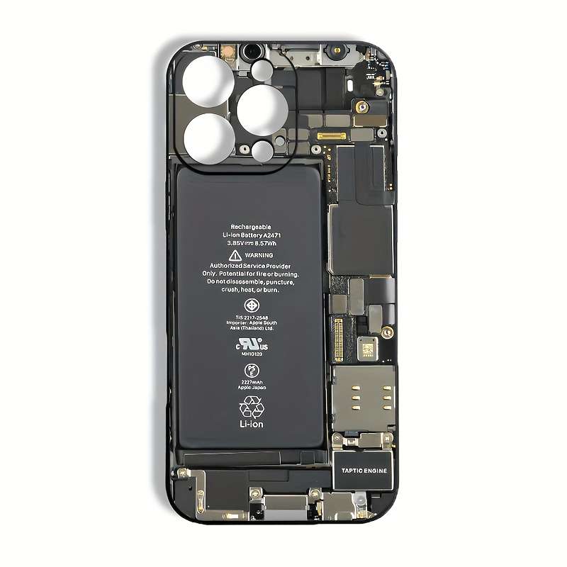 1Pc Black For iPhone 13 Pro Phone Case Phone Cover