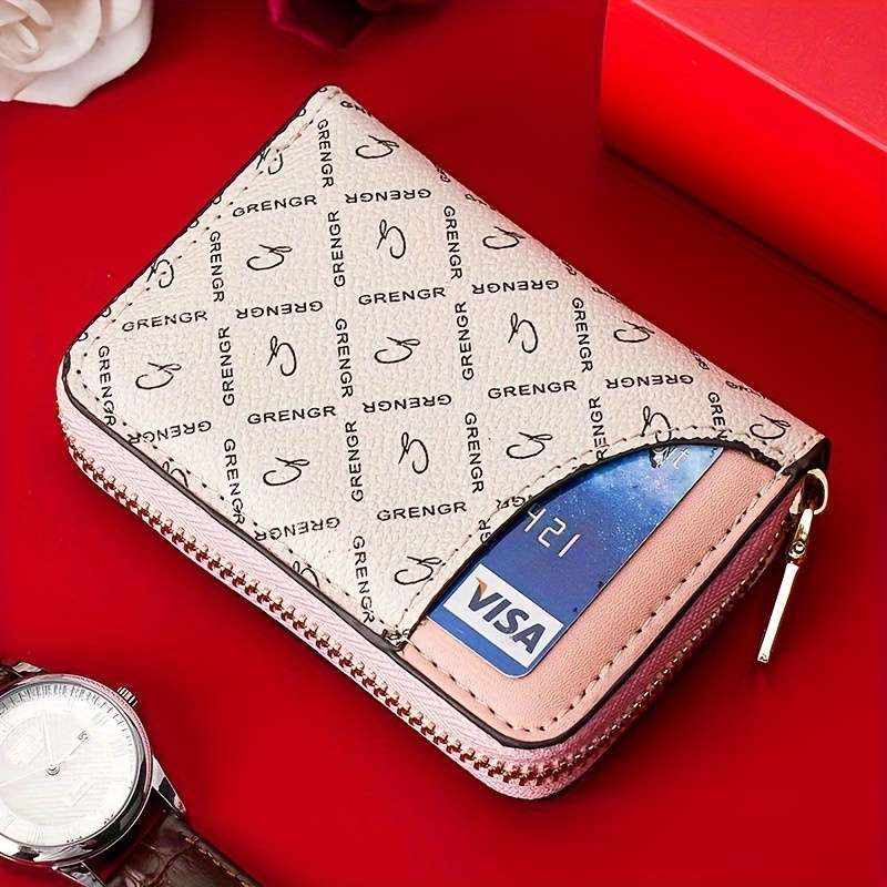 1pc Latest Wallet High-end Card Holder for Women Anti-Magnetic Compact Multi-Card Holder ID Card Ho