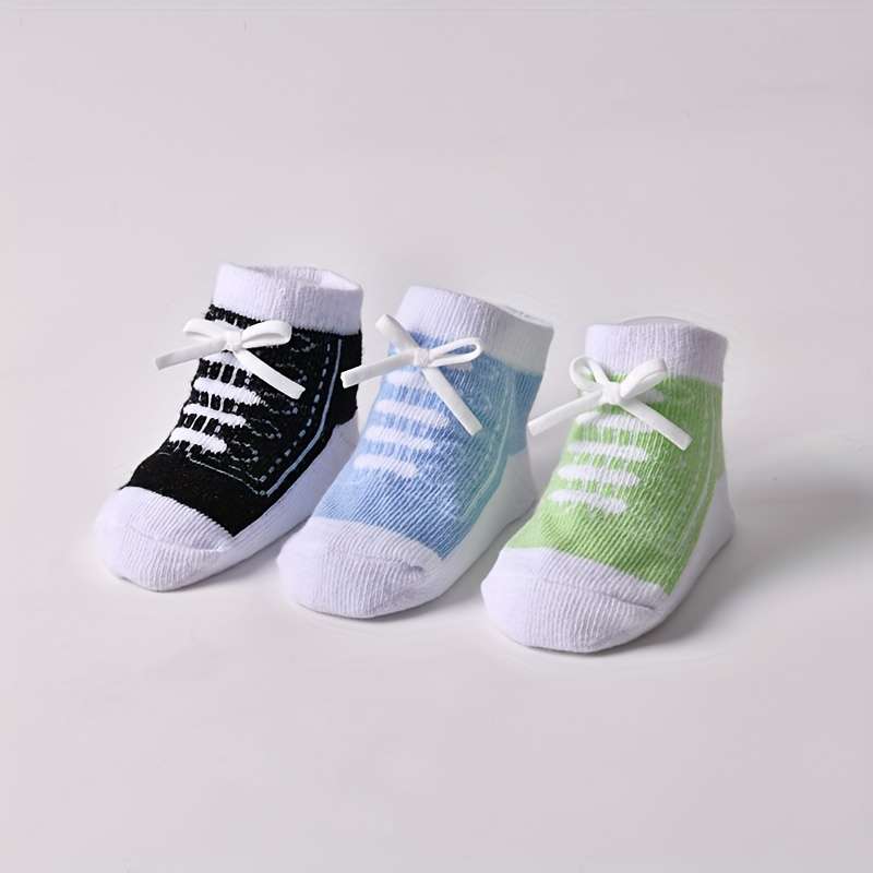3 Pairs Mixed Colors S High Elastic Socks