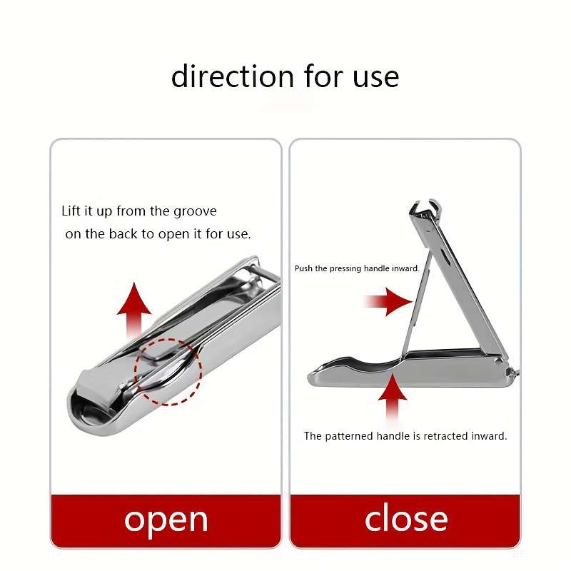 1pc Creative Multi-Functional Folding Nail Clippers Rose Theme Nail Clippers Couple Nail Scis